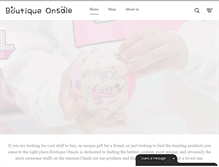 Tablet Screenshot of boutiqueonsale.com